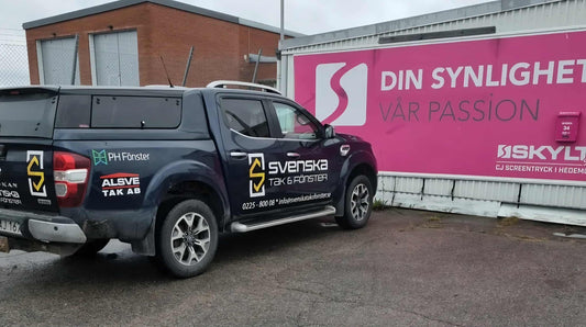 Fordonsdekor – låt företagsbilen göra reklam varje dag