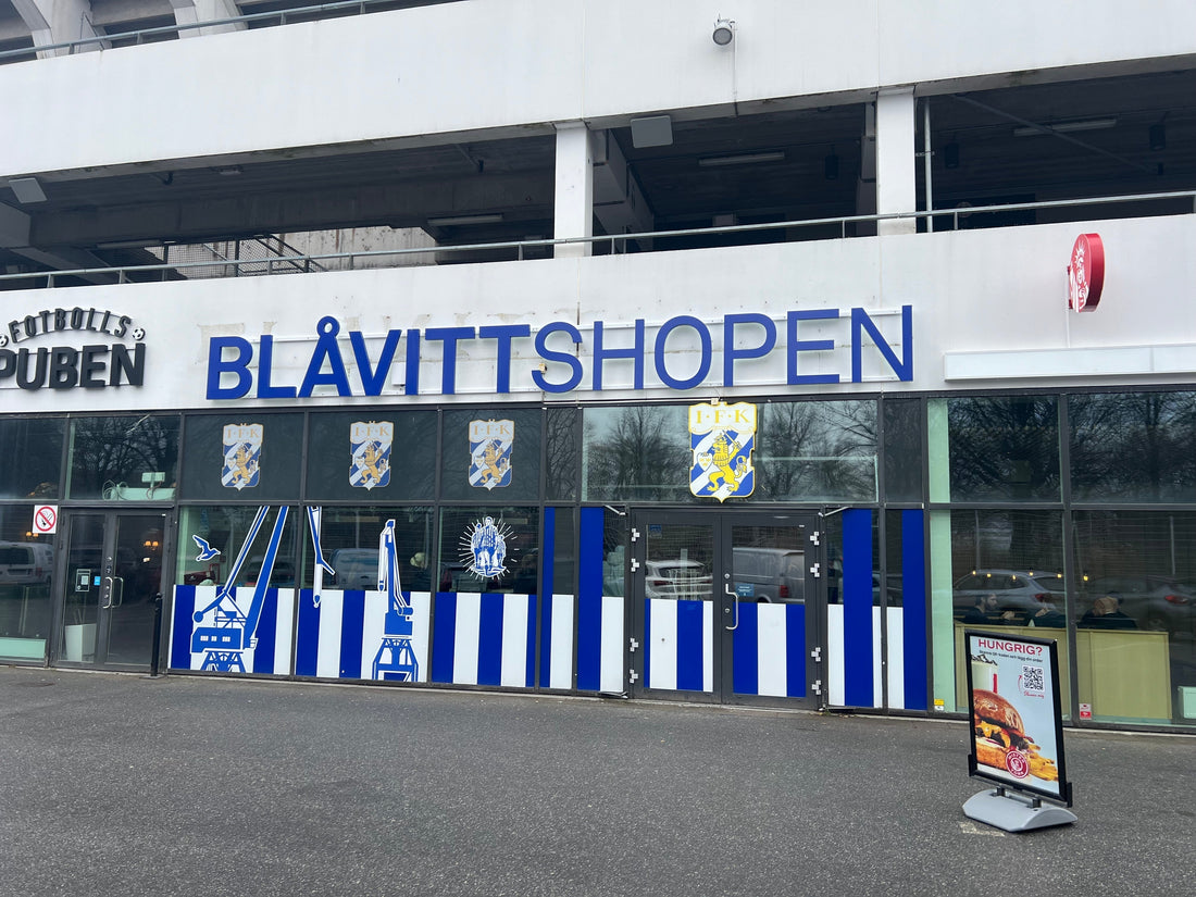 Blåvittshoppen på Gamla Ullevi
