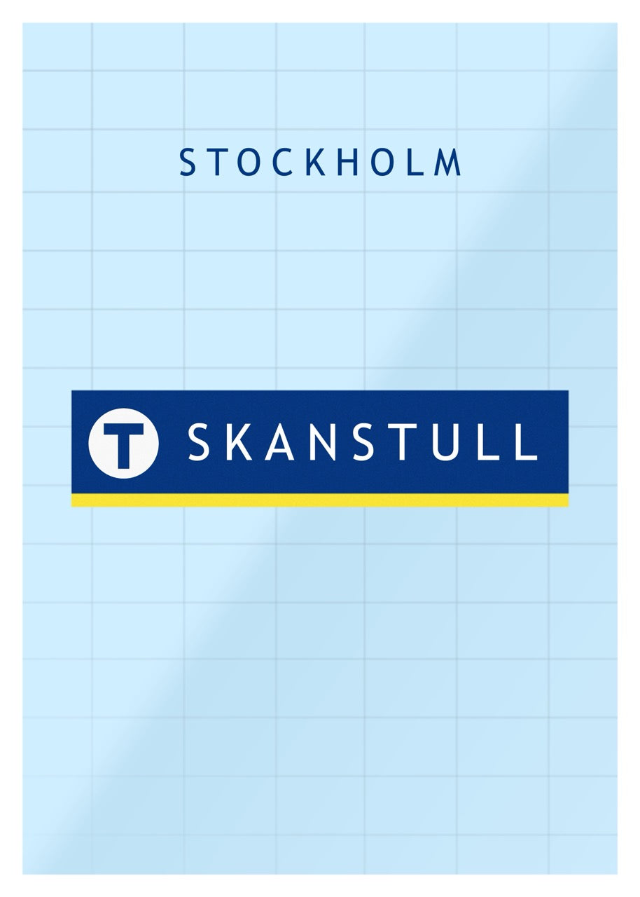 Stockholms Tunnelbana - Gör din egen poster