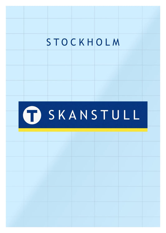 Stockholms T-bane - Lag din egen plakat