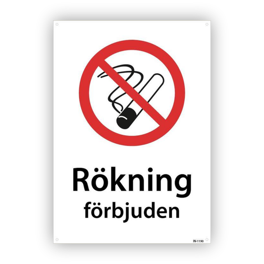Rökning förbjuden