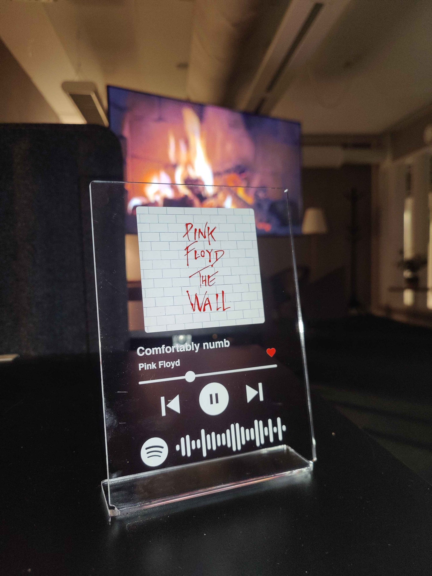 Egen Spotify låtplakett