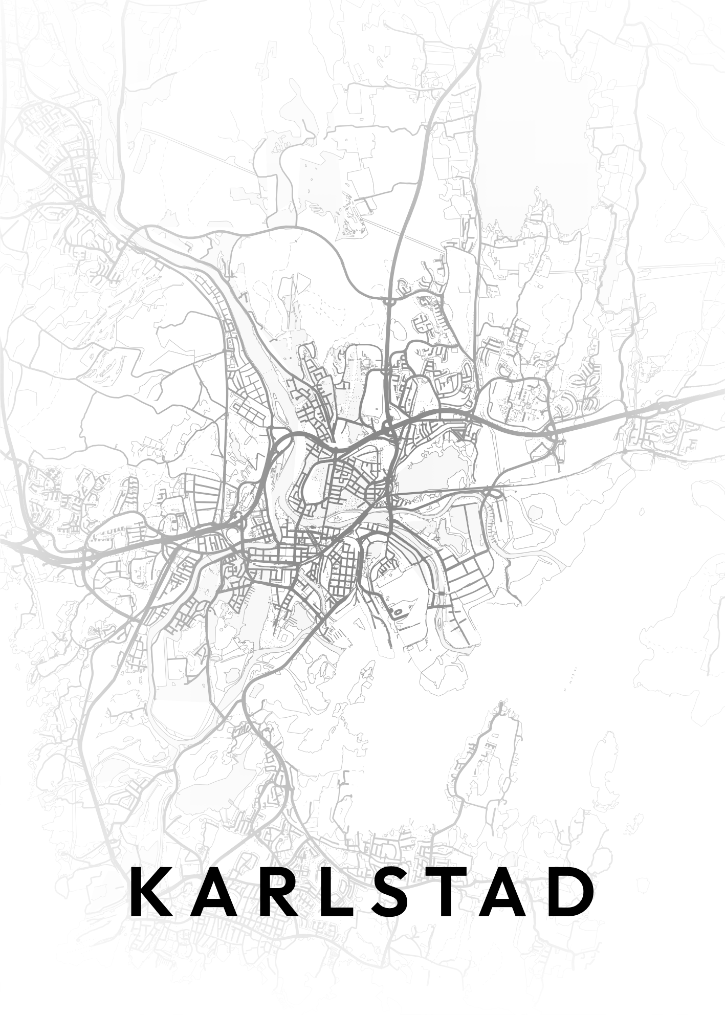 Kartposter Karlstad