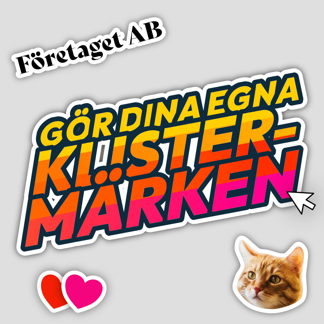 Gör dina egna klistermärken
