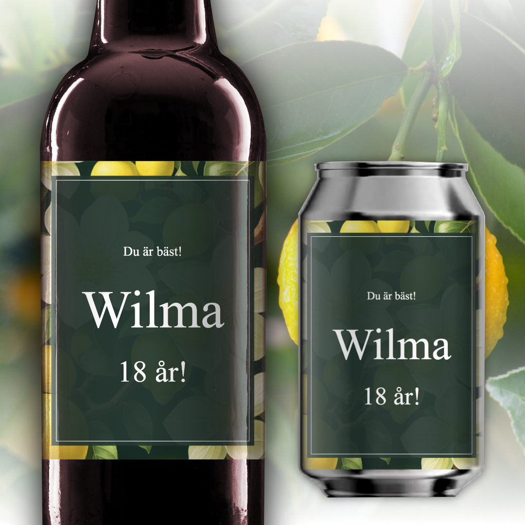 Gör dina egna flasketiketter - Perfekt för allt värt att fira!