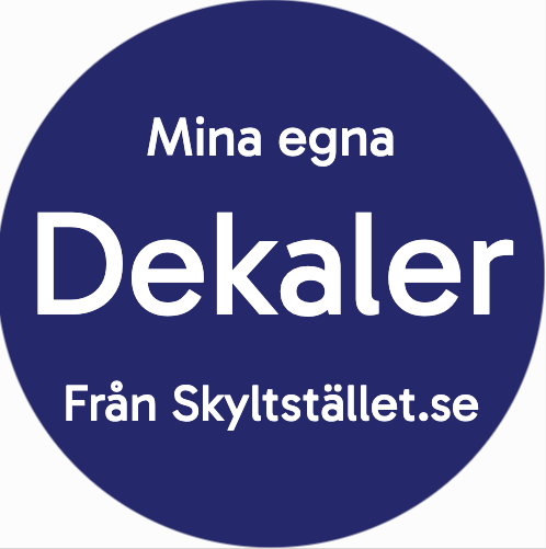Klistremerke - rundt
