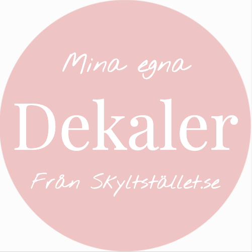 Klistremerke - rundt