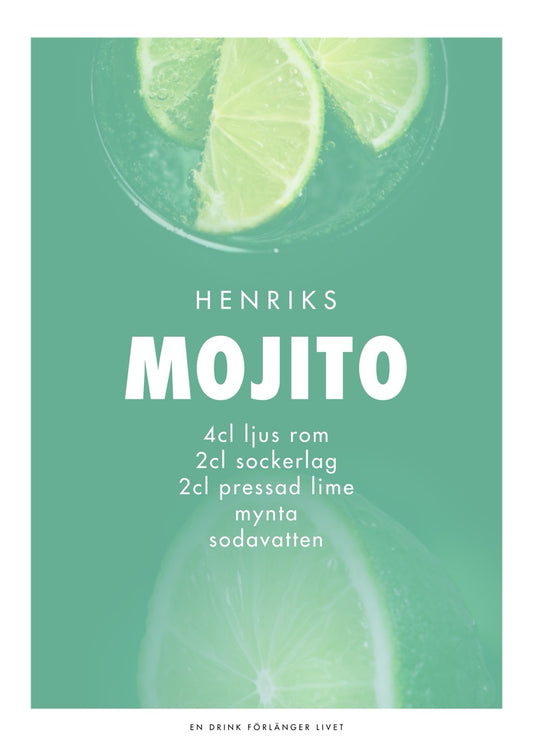 Drinkposter Mojito