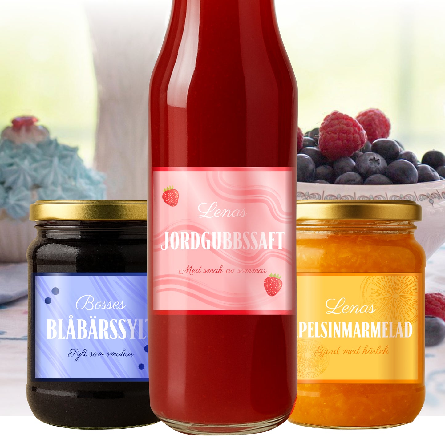 Gör dina egna burketiketter - perfekt för dina godsaker!