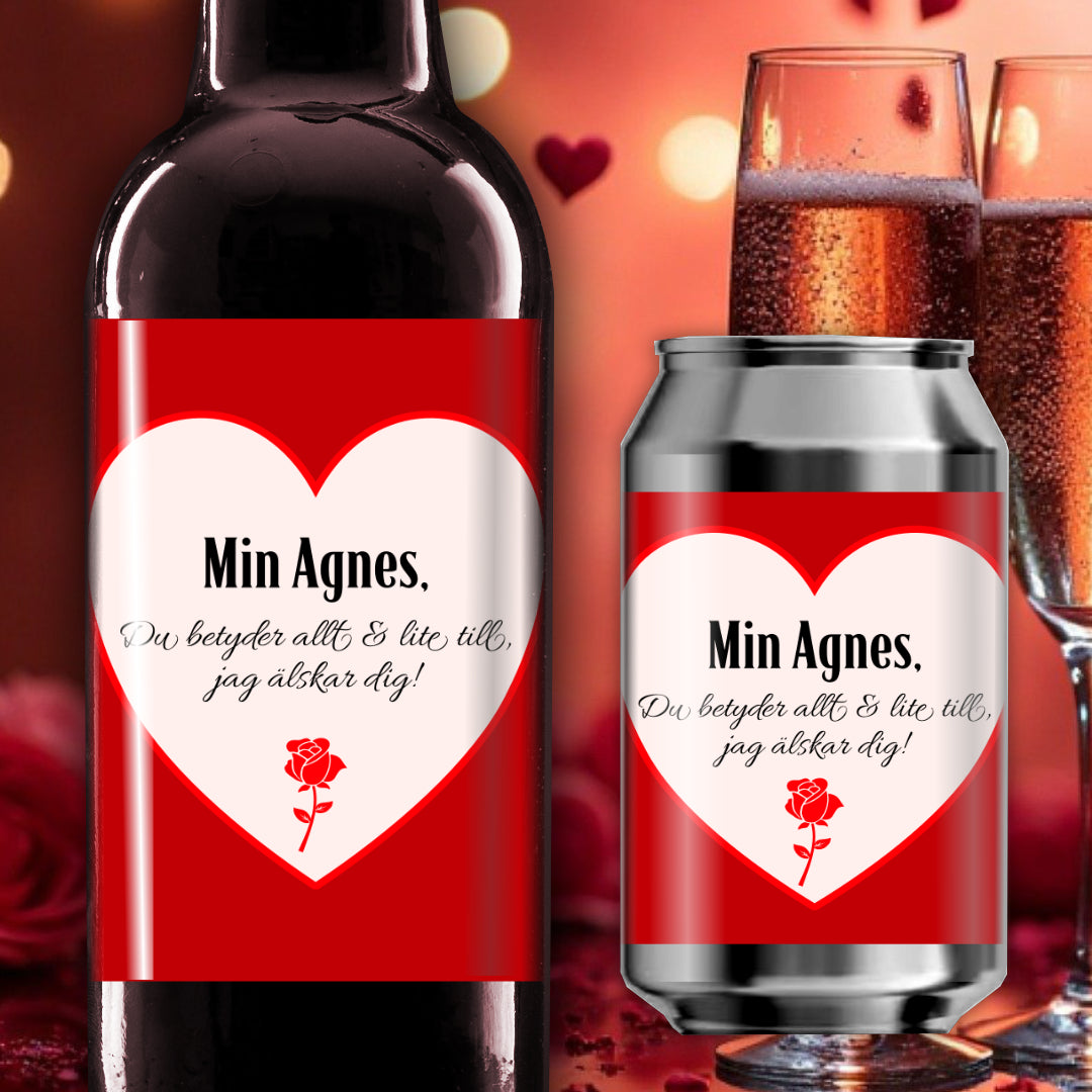 Gör dina egna flasketiketter - Perfekt för allt värt att fira!