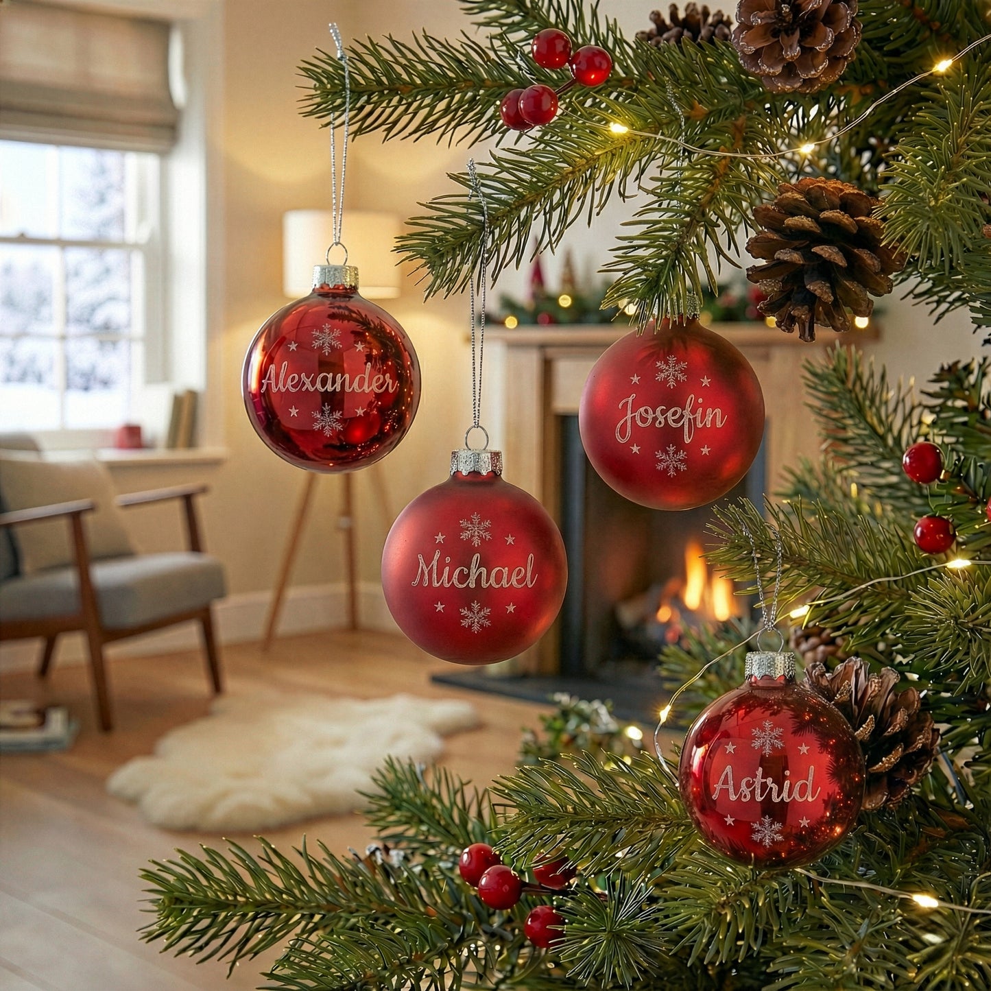 Julgranskula med gravyr!