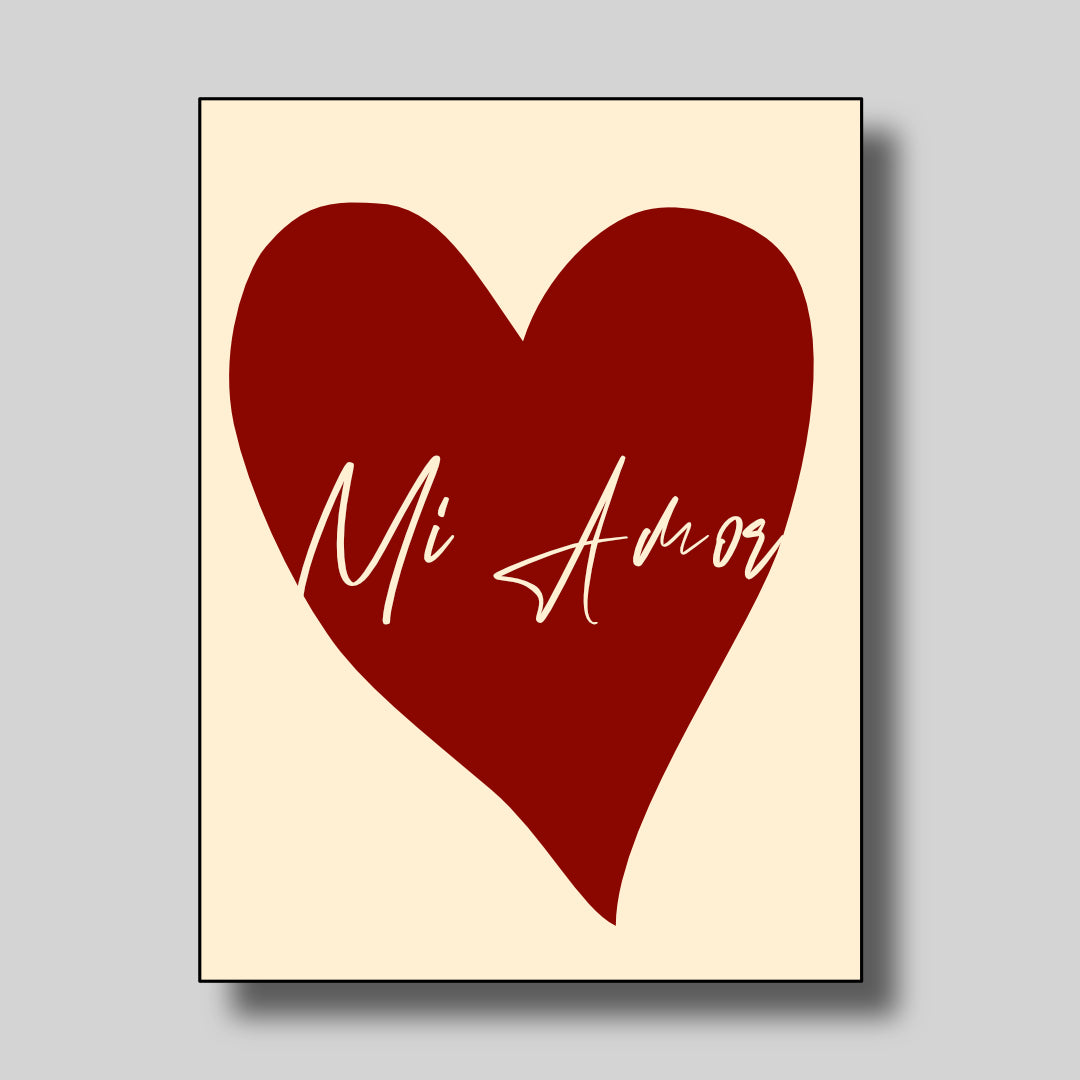 Poster "Mi Amor"