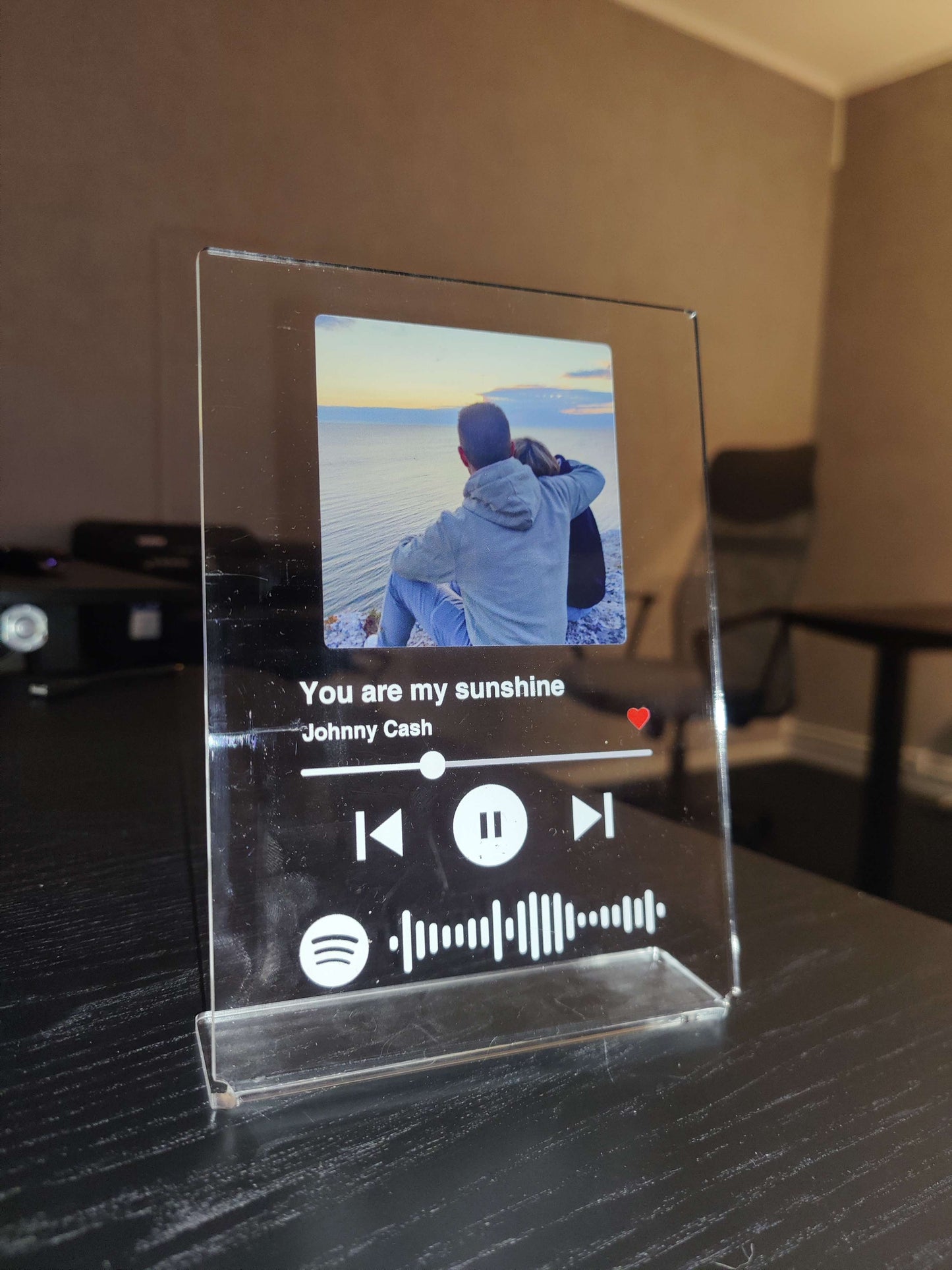 Egen Spotify låtplakett