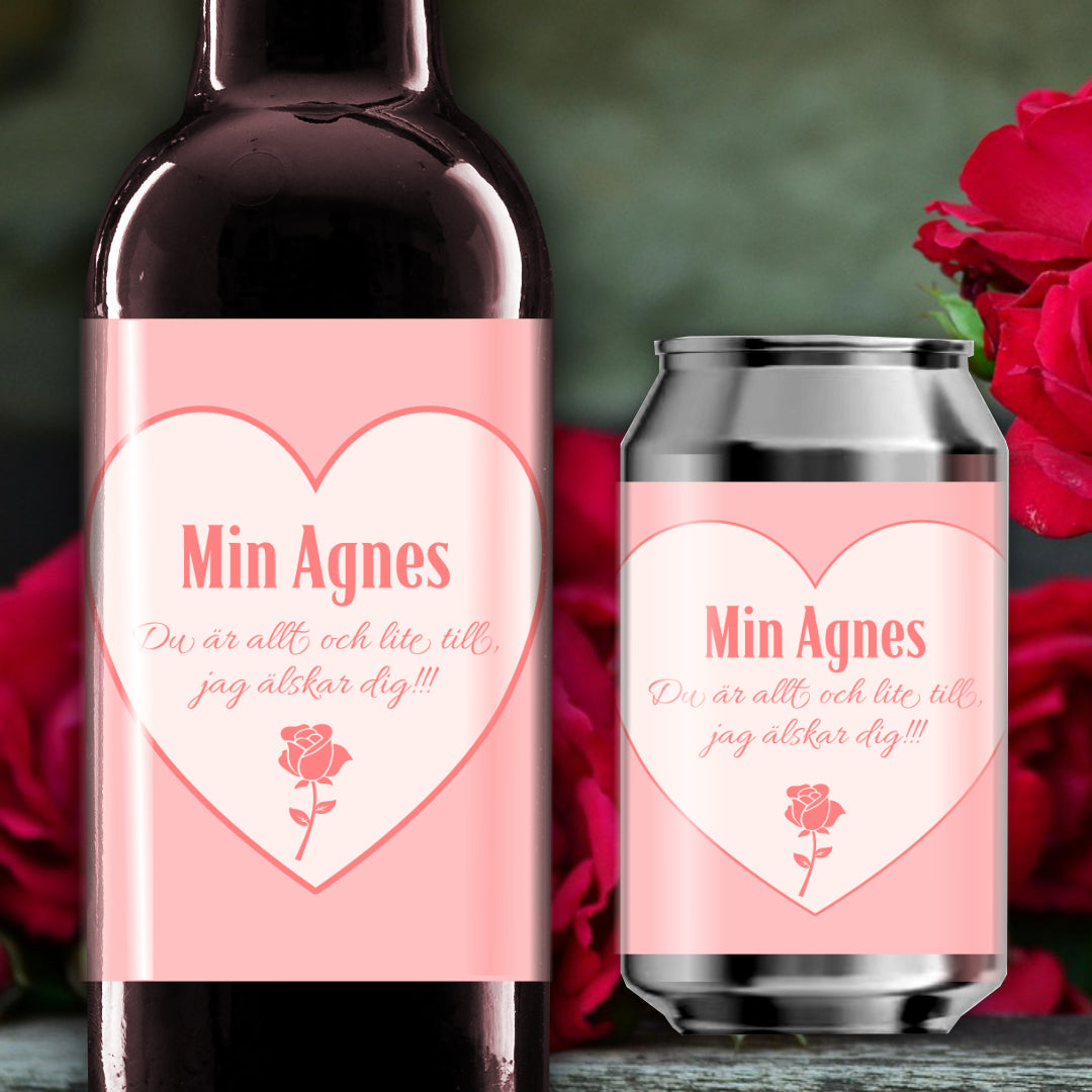 Gör dina egna flasketiketter - Perfekt för allt värt att fira!